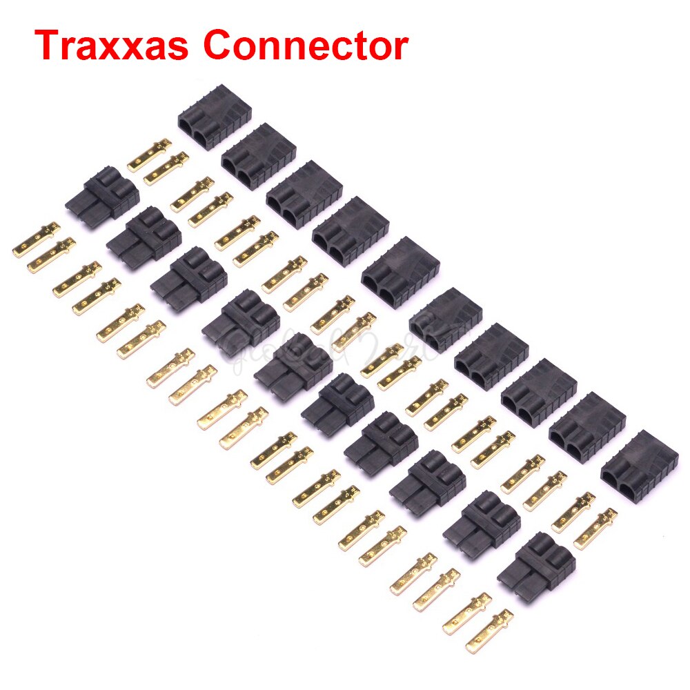 10 Pairs XT30 XT30U XT60 XT60H XT90 EC2 EC3 EC5 T Plug Battery Connector Set Male Female Gold Plated Banana Plug for RC Parts: 10pairs Traxxas plug