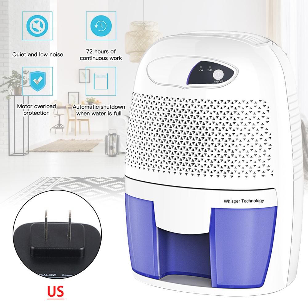 Mini Smart Dehumidifier Small Dehumidifier Moistureproof Device Intelligent Humidity Control for Bedroom Bathroom Garage Rooms: US