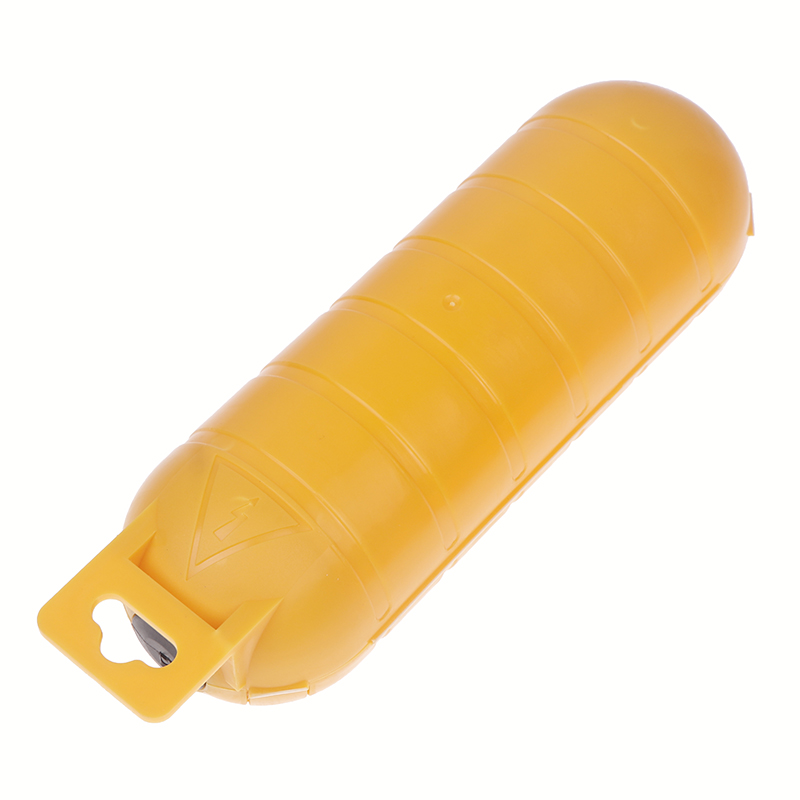 Outdoor Extension Cord Safety Cover With Waterproof Seal Weatherproof Electrical Connection Box To Protect Outdoor Outlet Plug: Orange