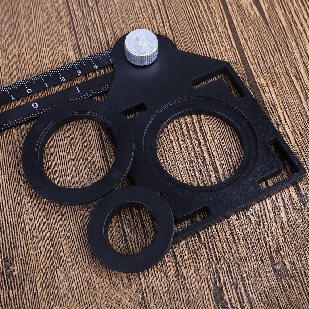 Angle Ruler Finder Measuring Ruler For Tiles Ruler for Tiles Aluminum Alloy Hole Locator Supplies Universal Template Tile