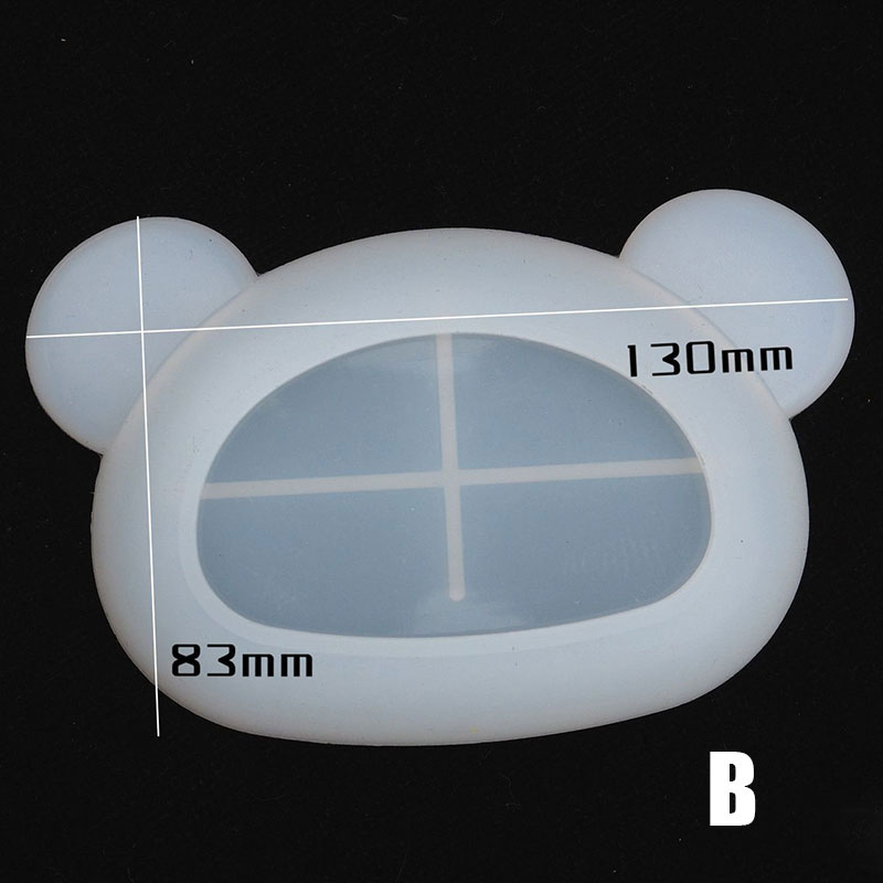 DIY Silicone Mould Epoxy Resin Mold Making Dishes Plate Carft Tool Decoration SMR88: b