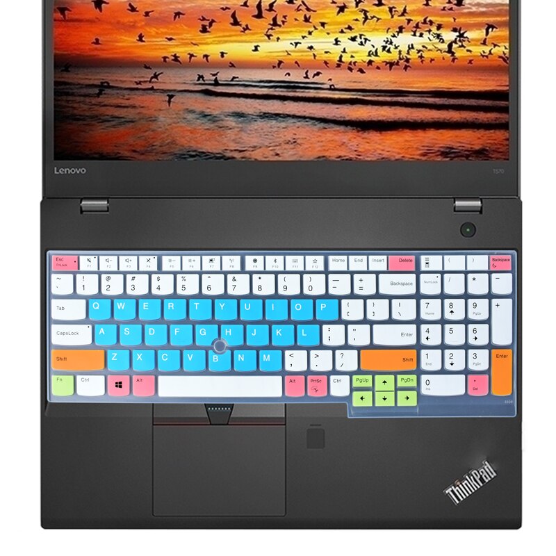 Keyboard Cover Protector Skin For Lenovo Thinkpad L580 L590 T15 E15 Notebook T590 Keyboard Film Protective Film 15.6-inch