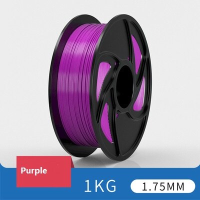 PLA 3D Printer Filament 1.75mm 30 Colors Sample for 3D Printing Materials: Purple