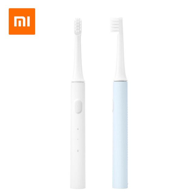 Xiaomi Mijia T100 Sonic Electric Toothbrush Cordless USB Rechargeable Waterproof Ultrasonic Automatic Tooth Brush for Adult: White Add Blue