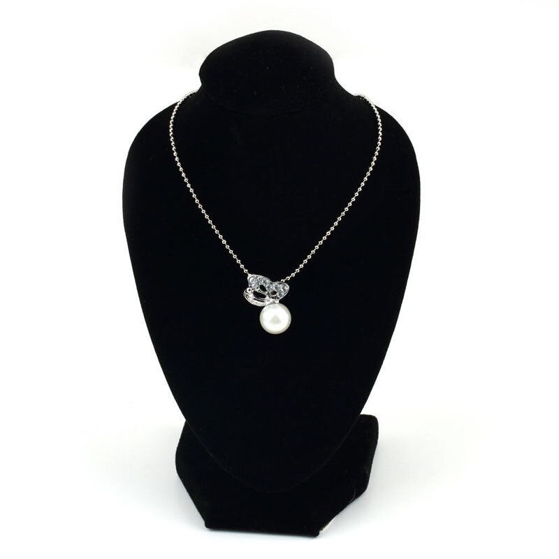 Boutique décor Mannequin buste bijoux collier pendentif spectacle présentoir support de support noir