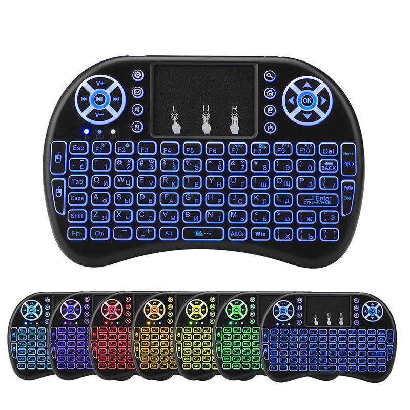 2.4G Wireless Mini Keyboard With Touch Pad Remote Control For PC Laptop Android TV Box Smart TV For Raspberry Pi 4 Model B 3B 2B