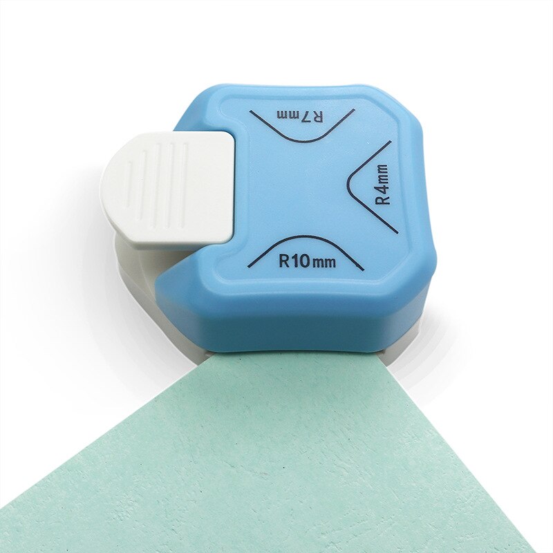 Kleine Drie-In-een Ronde Hoeken Duurzaam Perforator Diy Paper Cutter Scrapbook Kaart Perforator