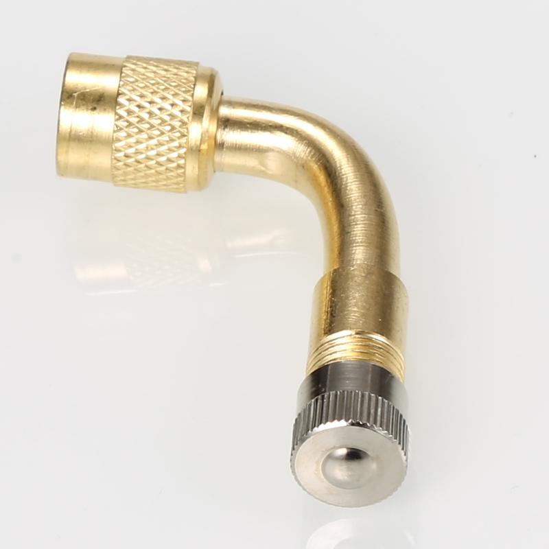 Alargador de válvula de extensión de neumático, accesorio de latón de 40/90/135 grados para motocicleta, coche, camión, bicicleta y Scooter: 90 Degree Angle