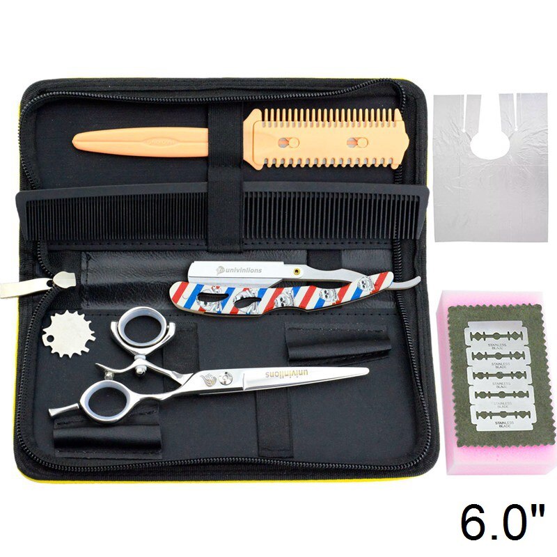 5.5/6.0" swivel hair scissors hairdressing scissors swivel thumb hair cutting shears rotary rotating thumb shears: S001-6.0Cutting