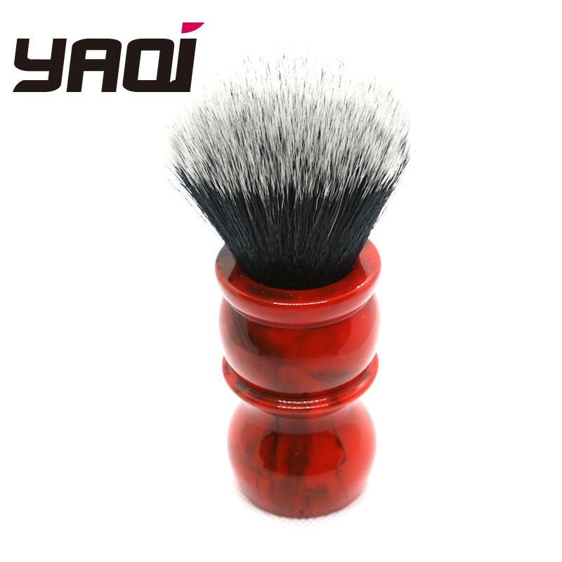 26MM Yaqi Red Marble Shaving Brush Tuxedo Brush Shave For Man