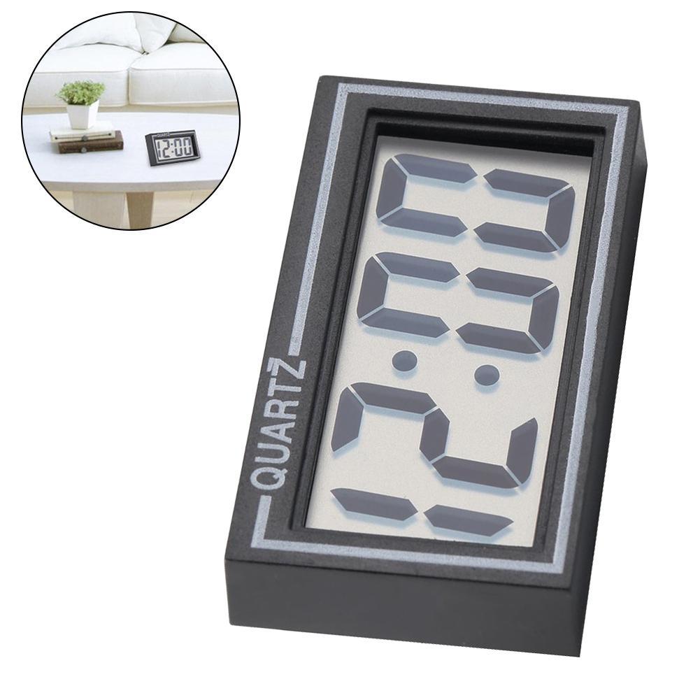 Digitale lcd thuiskantoor decoratie klok tafel auto kleine klok digitale klok dashboard