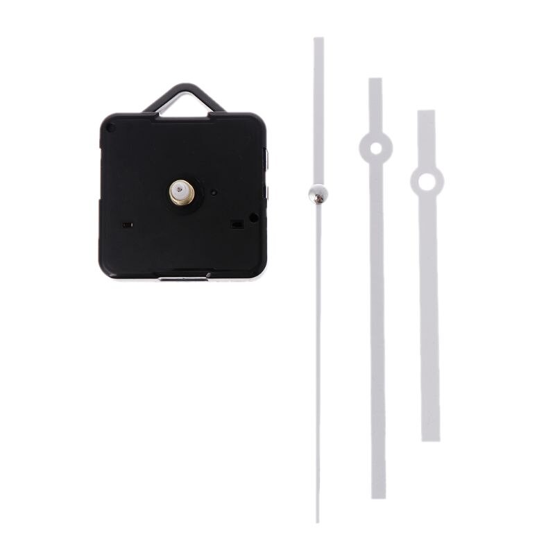 Quartz klocka rörelsemekanism visare vägg reparation verktyg delar tyst kit set diy vit pekare 29