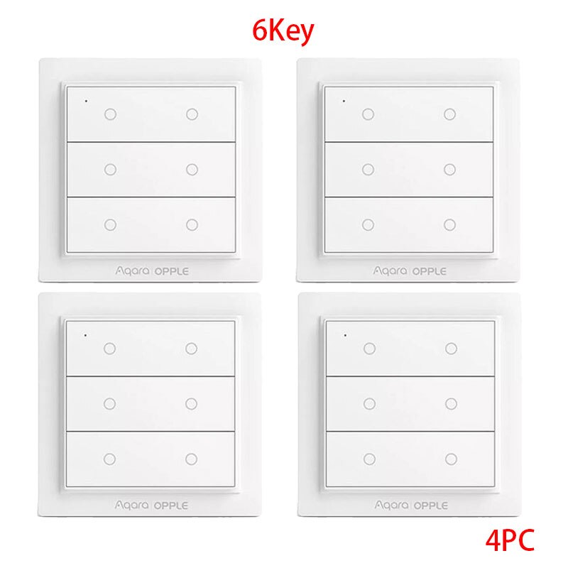 Original Aqara Opple Wireless Switch Zigbee 3.0 Smart Light Switch 2/4/6 Buttons APP Remote Control For Apple Homekit Mijia APP