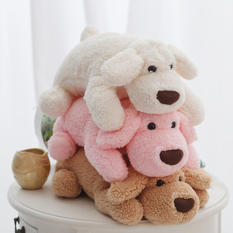 Peluche chien de dessin animé, 1 pièce, confortable, étui à serviette pour enfants, chiot doux, poupée, pour enfants, décoration de maison/Photo