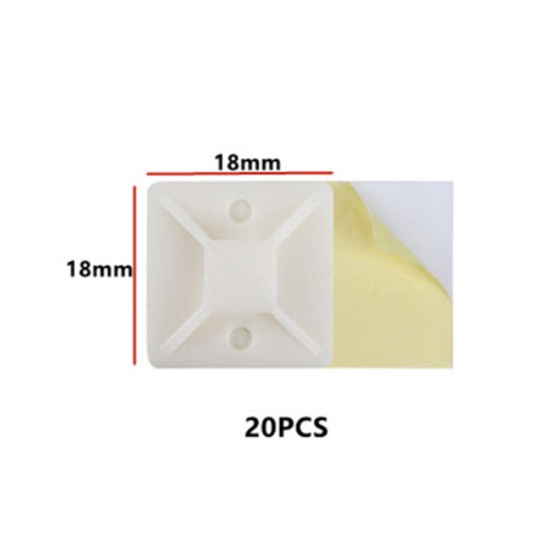 Arnés de cuerpo de marco de viga automática, circuito eléctrico, tubería de agua y aceite, bridas de púas, Base fija, sujetador de plástico, remache, 18 Uds.: 18PCS Number 6