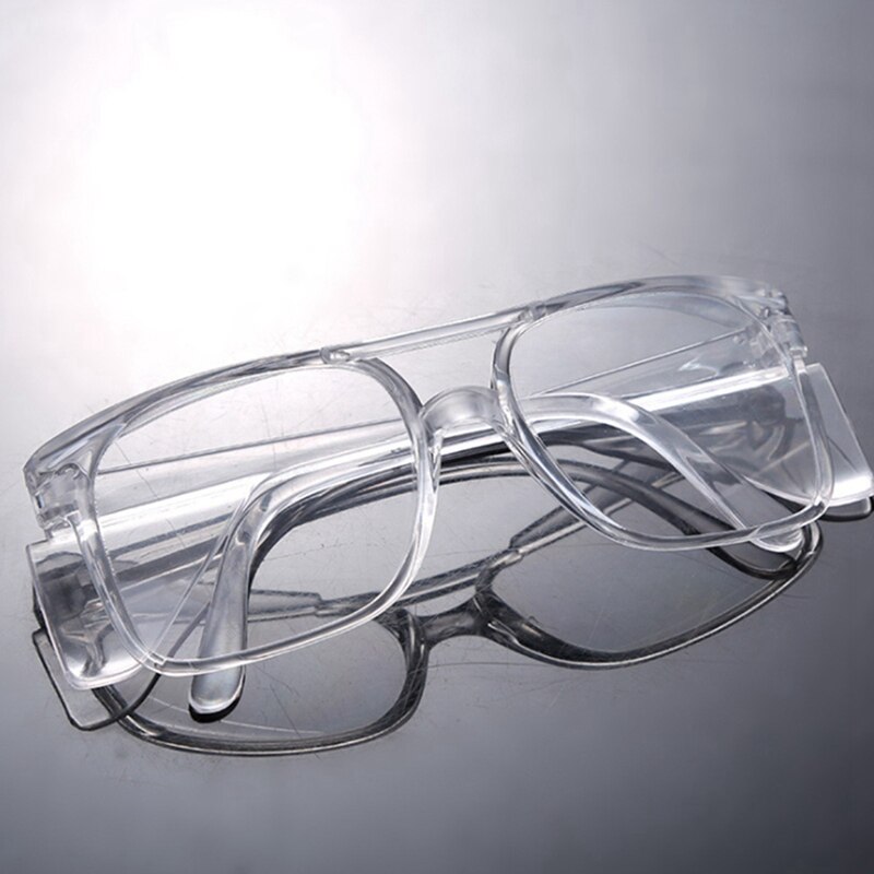 Clear Vented Safety Goggles Eye Protection Protective Lab Anti Fog Glasses Fully Transparent Anti-shock Goggles