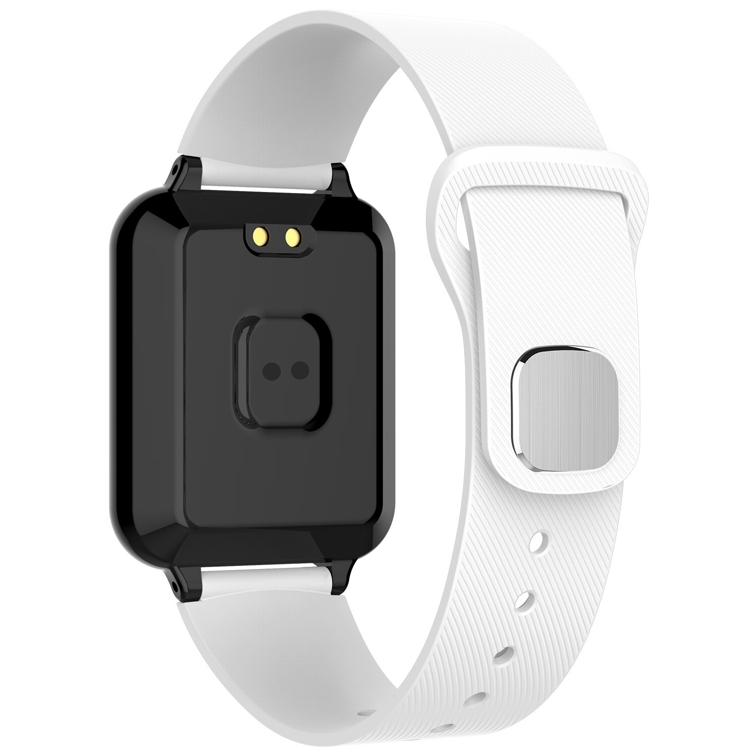 B57 Clever Uhr wasserdicht Herz Bewertung Monitor blutdruck mehrere Sport modus smartwatch frauen tragbare uhr männer Clever uhr: B Weiß 