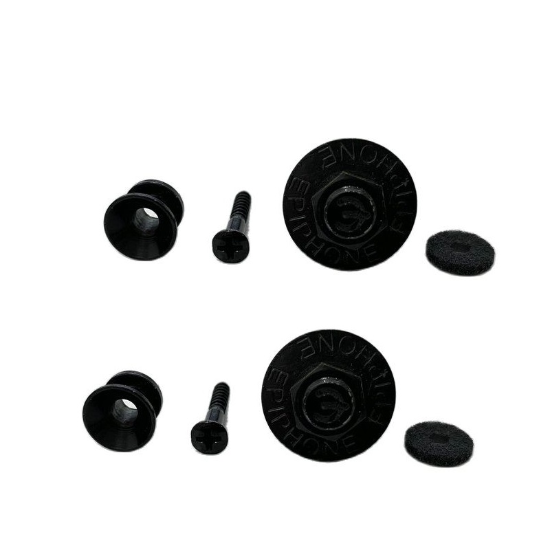 Verrou de sangle de guitare EPI Original et authentique pour guitare électrique, boucle de ceinture de sécurité pour basse et guitare acoustique fabriquée en corée: YELLOW