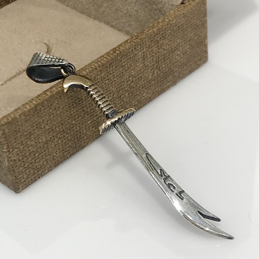 Zulfiqar Kýlýnç Silver Necklace Tip Nib