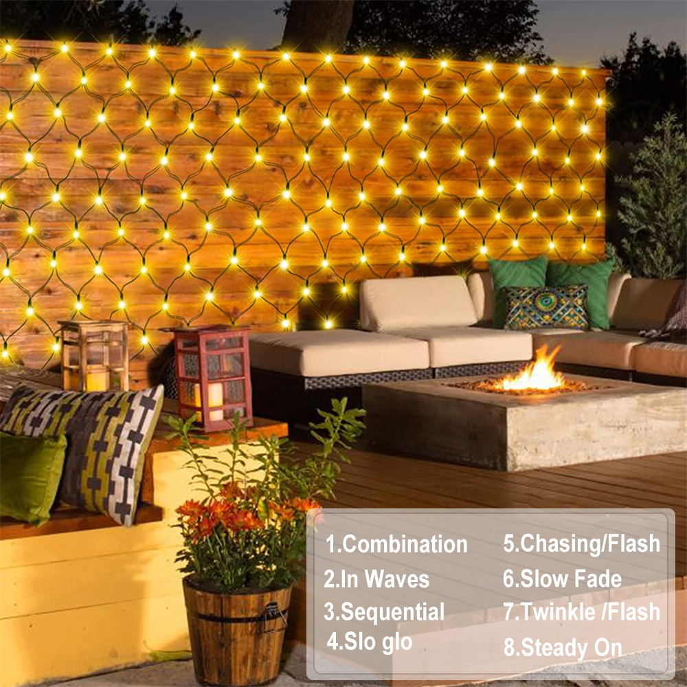 2x2m 3x2m 6x4m jardim ao ar livre led malha net fada luz da corda natal feriado festa de casamento janela cortina guirlanda luzes