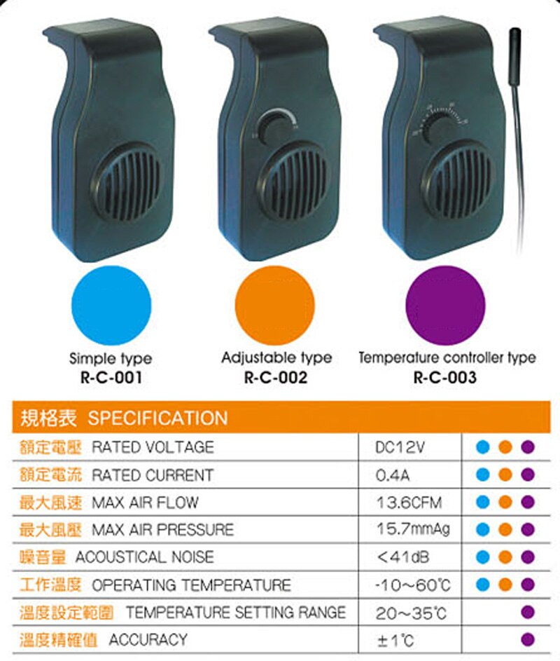 Ventilateur de refroidissement pour Aquarium, 12V DC, Simple et puissant, Mini, contrôle de la température, refroidisseur d&#39;eau pour Aquarium