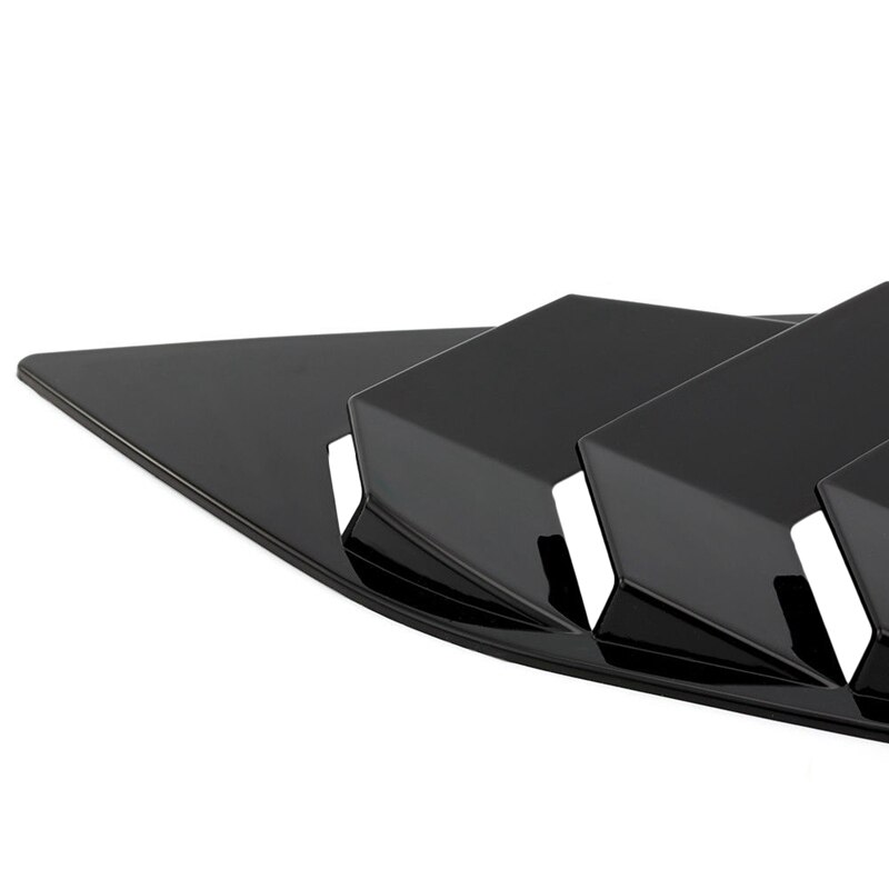 Fit For Ford Focus ST RS Hatchback bright black Window Side Louvers Vent ABS