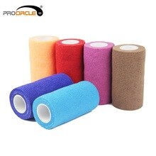 10cm x 4.5m elastoplast självhäftande sammanhängande bandage tejp starka sporttejper för handled, ankelförstuvningar och svullnad