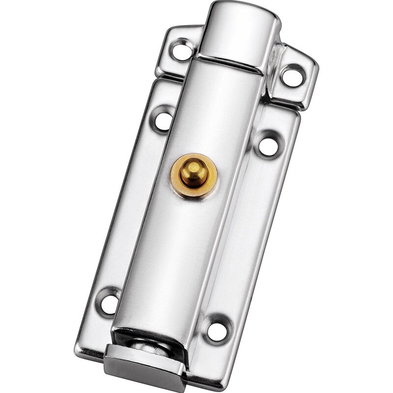 2/3/4/5inch Automatic Stainless Steel Door Latch Barrel Bolt Hasp Stapler Gate Lock Safety Easy To Install for Bathroom Washroom