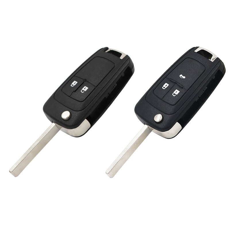 Llave de Control remoto para coche, mando a distancia con Chip ID46, 2 botones/2 botones, 434Mhz, para Chevrolet Aveo Cruze Orlando HU100 Blade