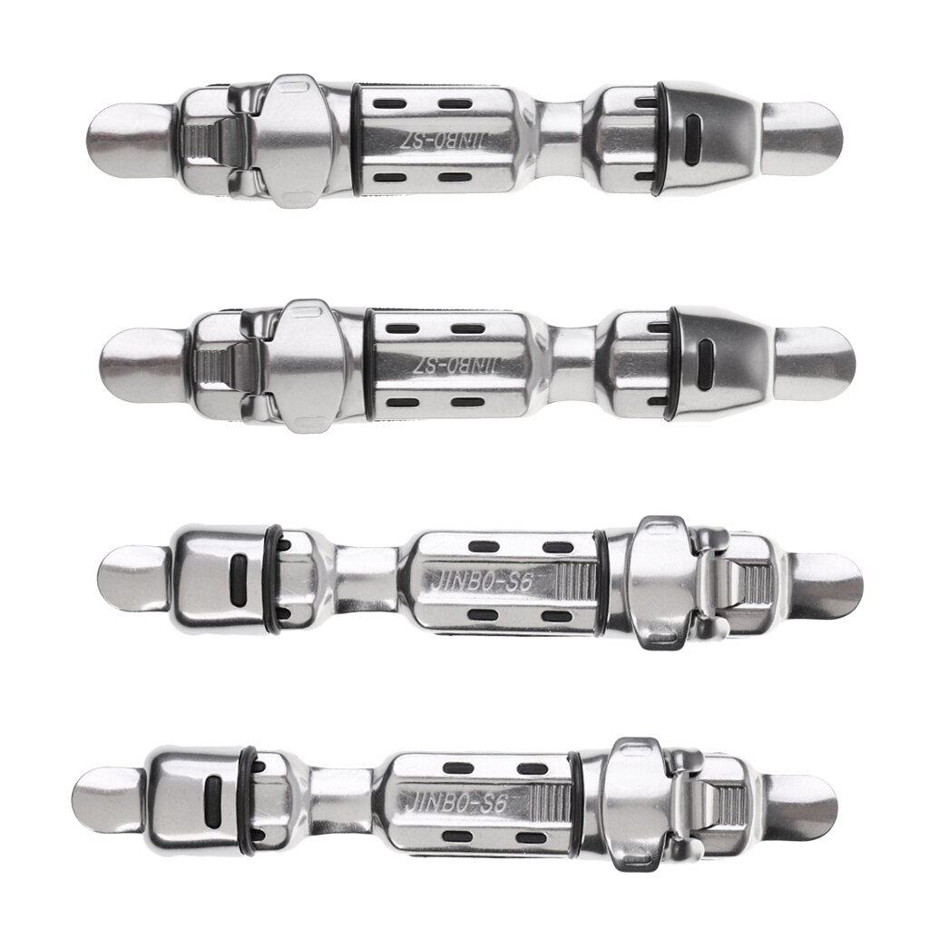 4 Pieces Stainless Steel Fishing Reel Seat Deck Rod Clip Pole Mount Fitted Deck Building Spool Seat Cover