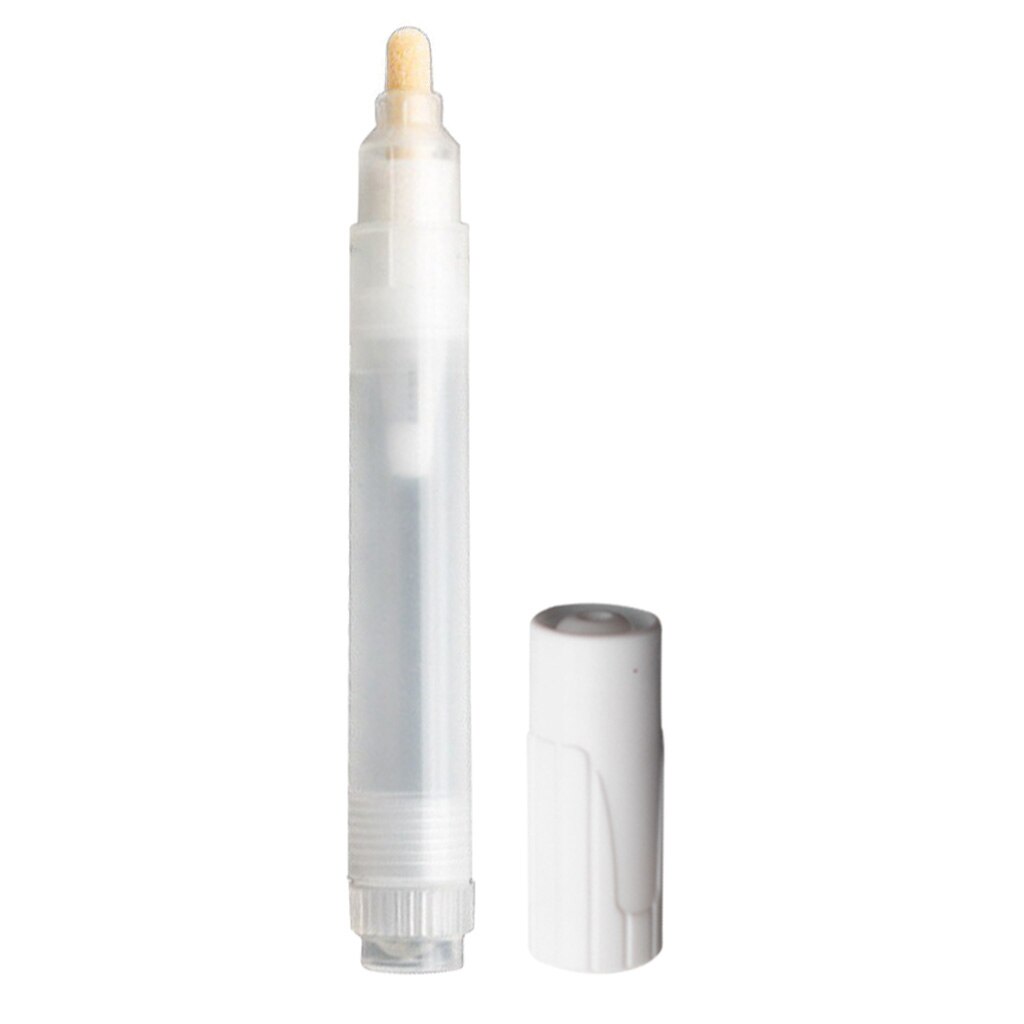 Punta plana redonda de 3mm, rotulador de pintura acrílica al óleo de acuarela, tubo de recarga de tinta en blanco: A