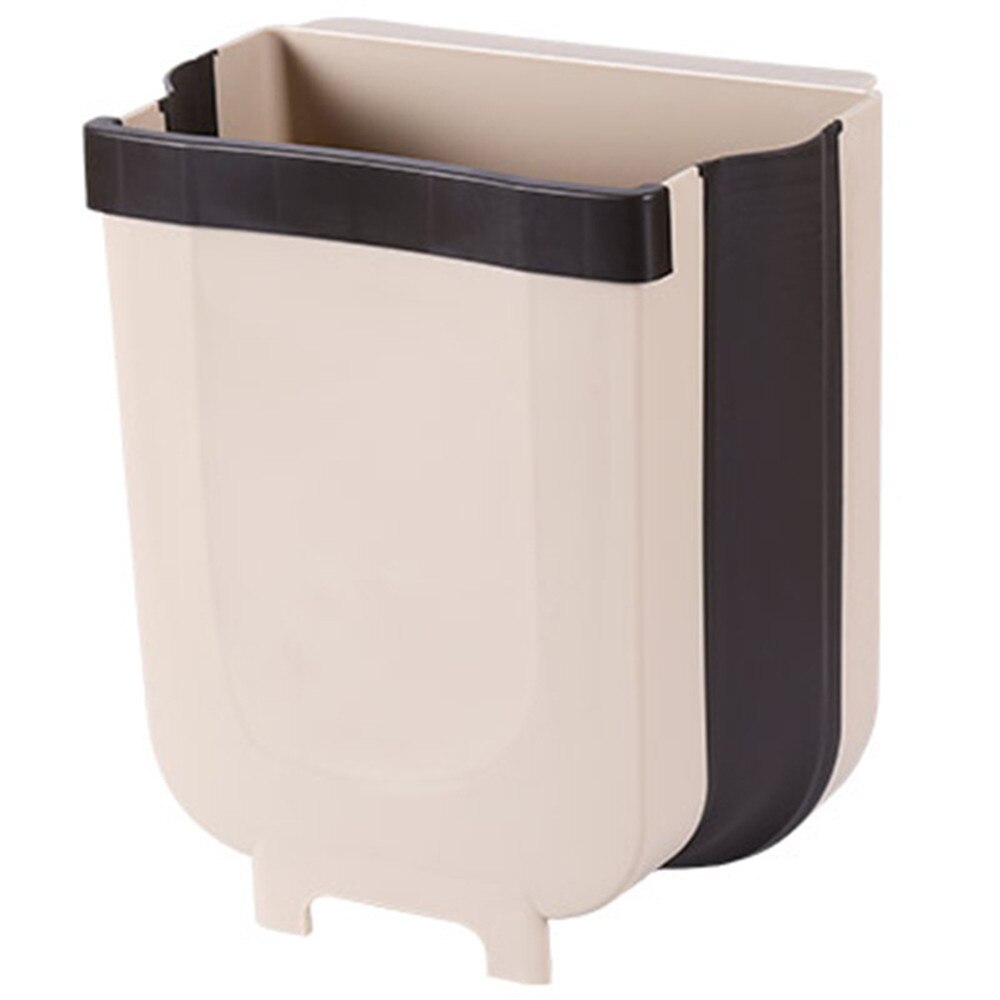 9L Wall Mounted Folding Waste Bin Kitchen Cabinet ... – Grandado