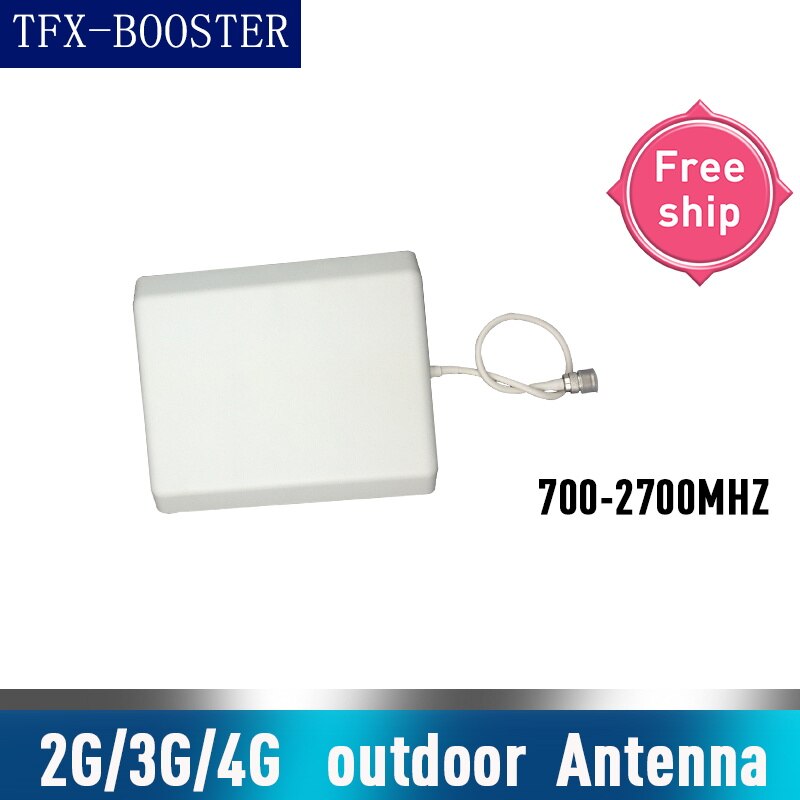 TFX-BOOSTER antena exterior do painel 700-2700mhz 2g 3g 4g cdma gsm pcs1900 lte tipo conector 9dbi da antena n do sinal do telefone móvel