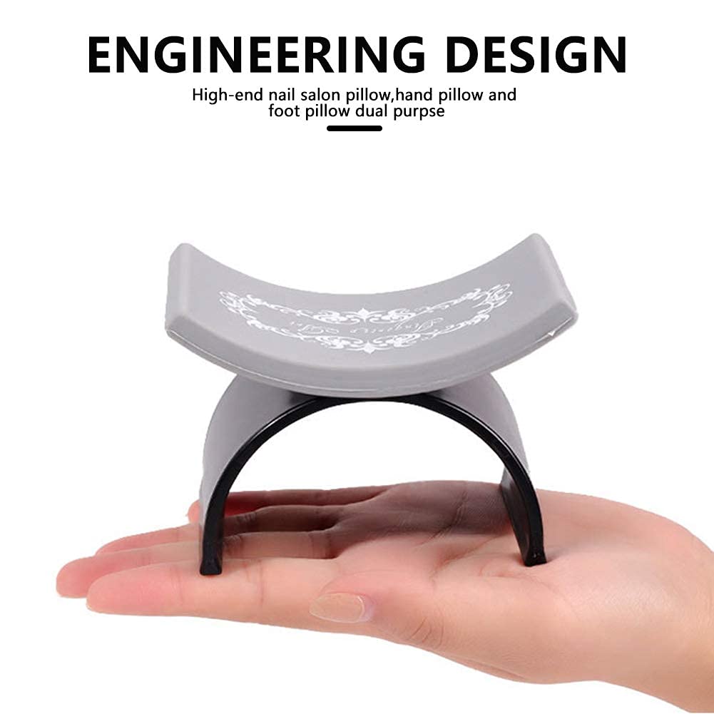 U-Vormige Siliconen Nail Tafel Hand Kussen Houder Wasbaar Draagbare Mat Pad Nail Art Salon Manicure Salon Tool Nail apparatuur