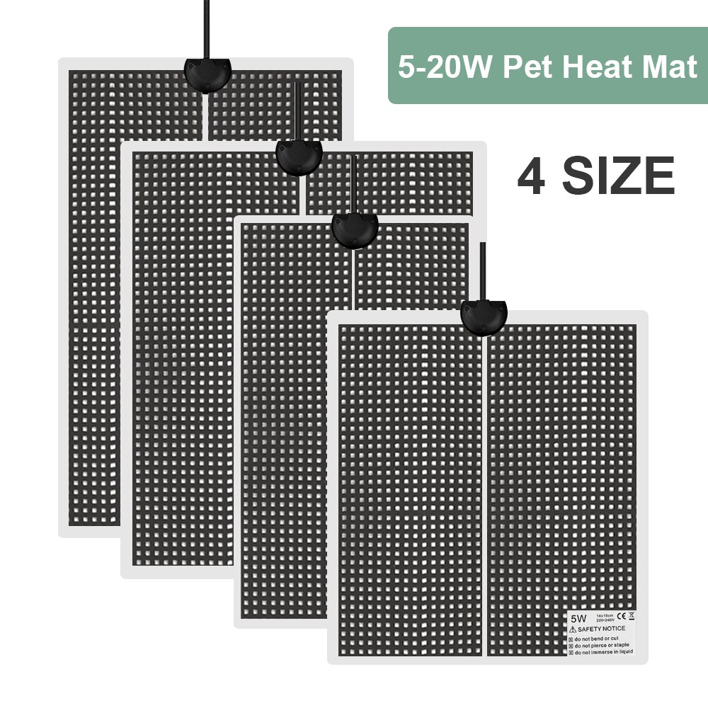 Heating Pad Climbing Pet Warm Reptiles Heat Mat Adjustable Temperature Controller Mats Reptile Accessories