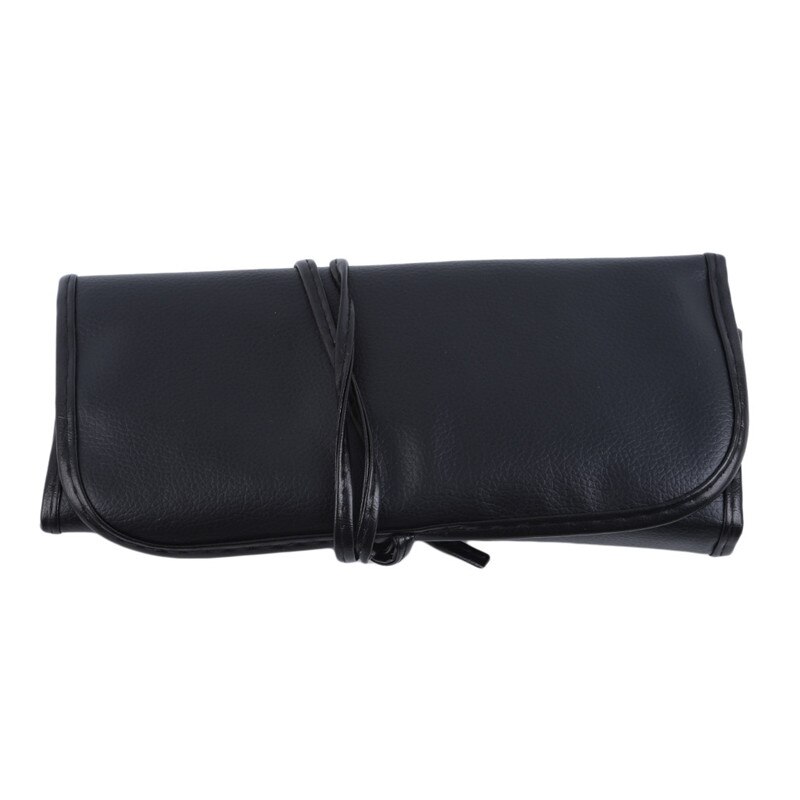 Zwarte tas  of 10 -gats make-up kwast cosmetica kwasten wenkbrauwpoeder foundation oogschaduw pinceaux make-up tool