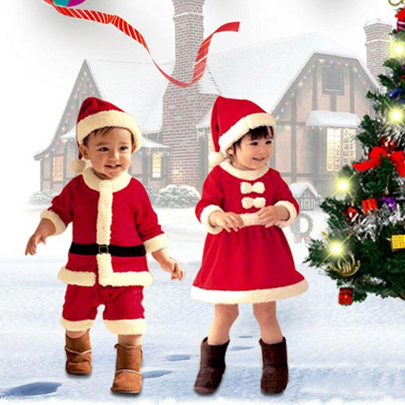 New children's Christmas costumes For children Christmas costumes Claus costumes For boys Santa Christmas G2T2