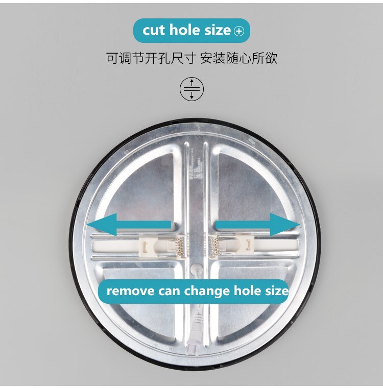 Led downlight infälld downlight taklampa dimbar vardagsrum rund fyrkantig gång tak 6w/8w/15w/20w håls downlight