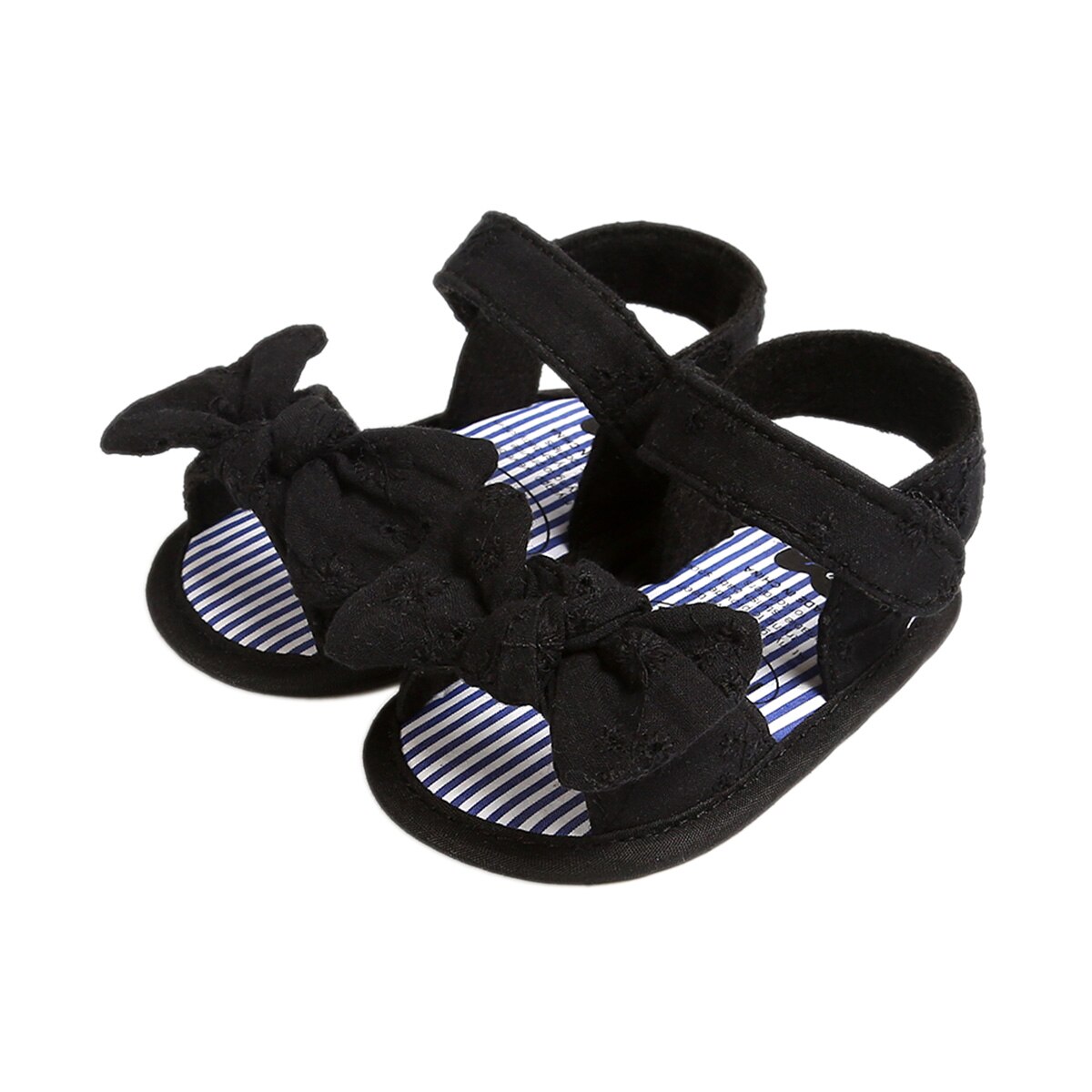 Baby sommer sko sandaler baby piger spædbarn bløde krybbe sko søde sko bue knude solid slik farve flæse sandaler 0-18m