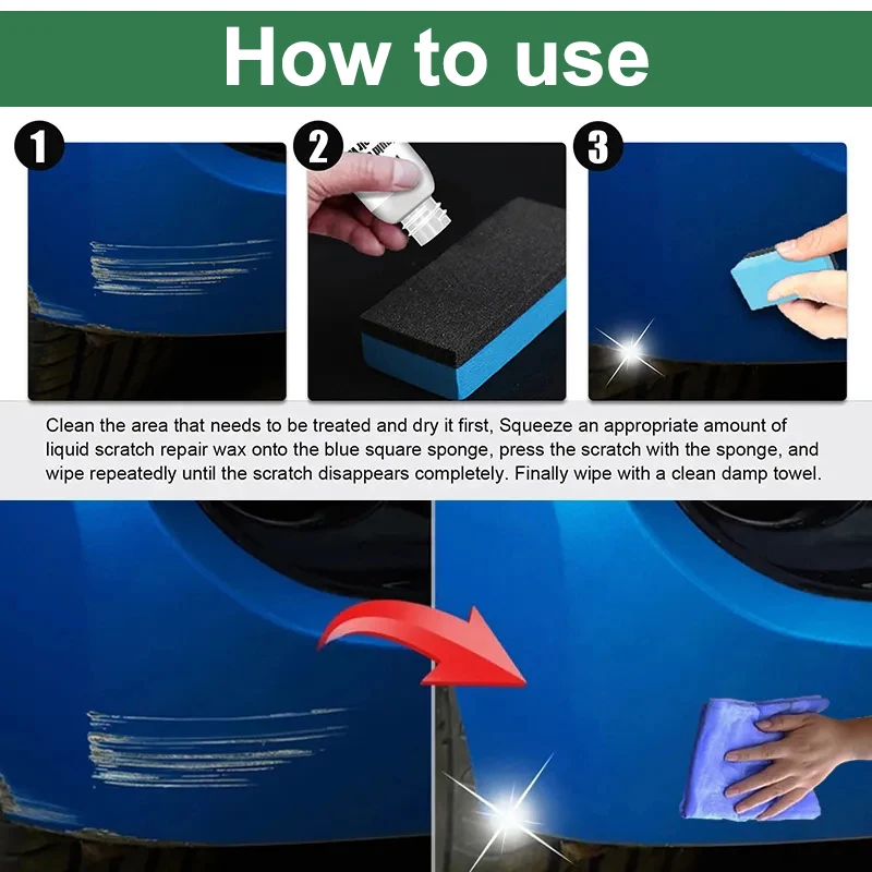 Bil riper fjerner lakk pleie verktøy auto swirl remover riper reparasjon polering auto karosseri sliping middel ripebeskyttende voks