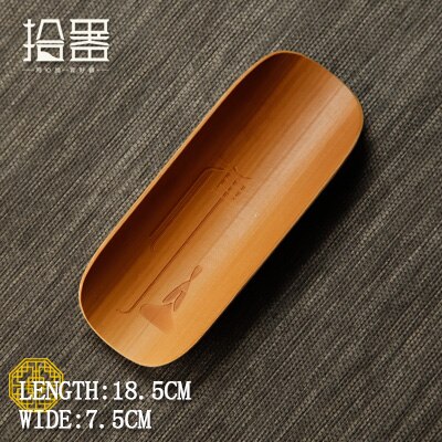Thé sculpté en bambou fait à la main, fait de bambou naturel, tasse à thé Lotus Zen, accessoires pour service à thé: 05