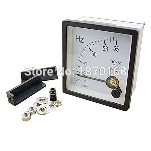 Sq -72 45-55hz ac 100v 220v 380v sq72 arabiske høy 45-55hz hertz frekvenspanelmåler  ac 220v