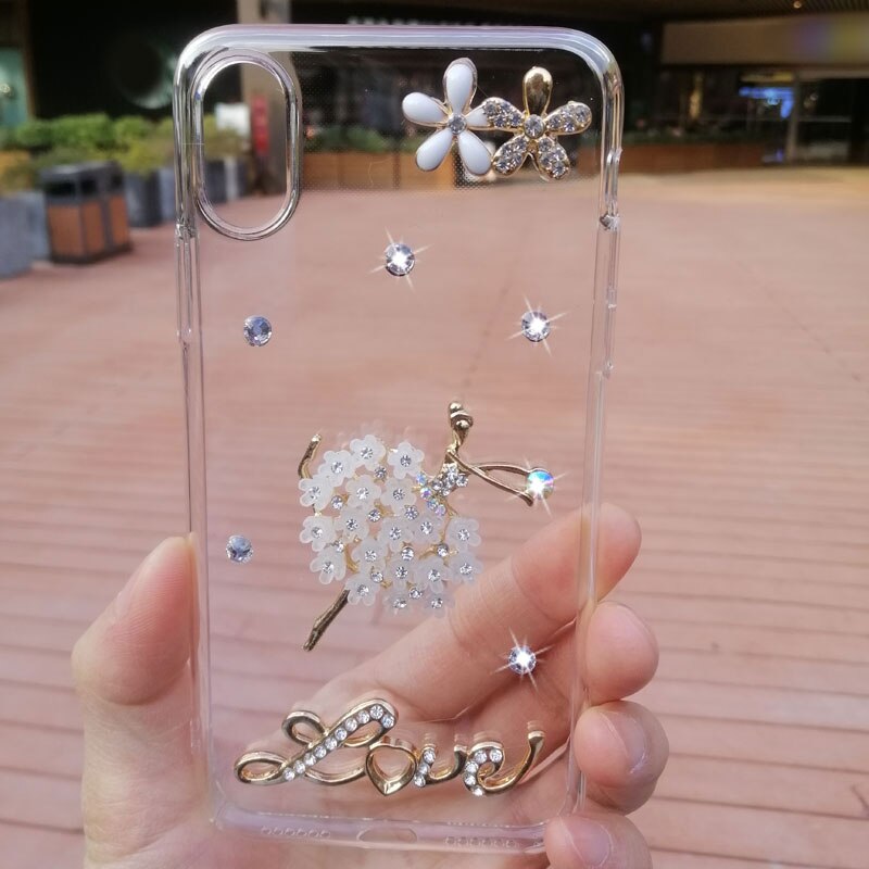 Voor Xiaomi Redmi Opmerking 9 Case Ultra Dunne Strass Siliconen Telefoon Case Voor Redmi Note 9 Note9 10X 4G Protection Cover: Redmi 10X 4G / A9