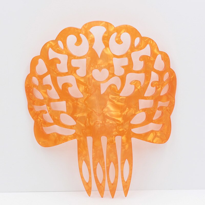 Haar kam azijnzuur plaat een verscheidenheid van kleur modieuze vrouwelijke partij hoofdtooi decoratie: 9