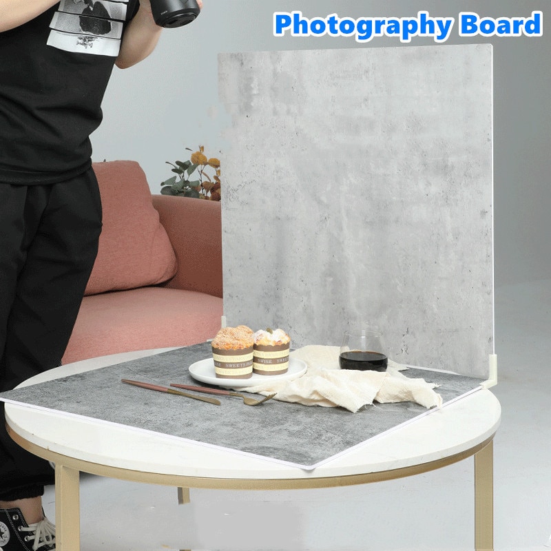 Arrière-plan de photographie en PVC, Grain de bois, panneau d&#39;arrière-plan Durable, étanche et réaliste, pour Studio Photo