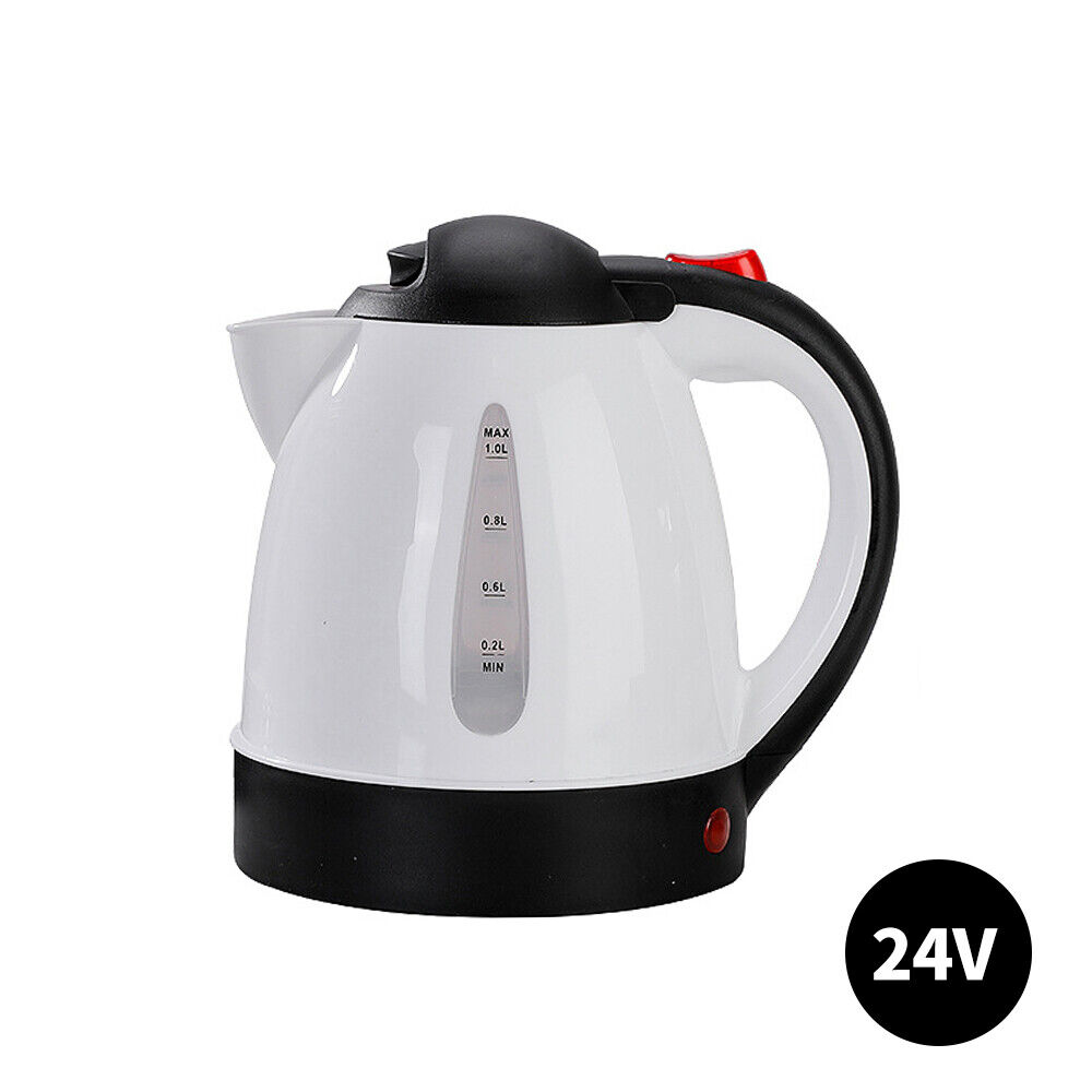 1000 ml- bils elkedel bil lastbil vandvarmer 250 w 12/24 v kaffekedel hurtigkogende til kaffe te drikkevarer til rejser hjem: Guld