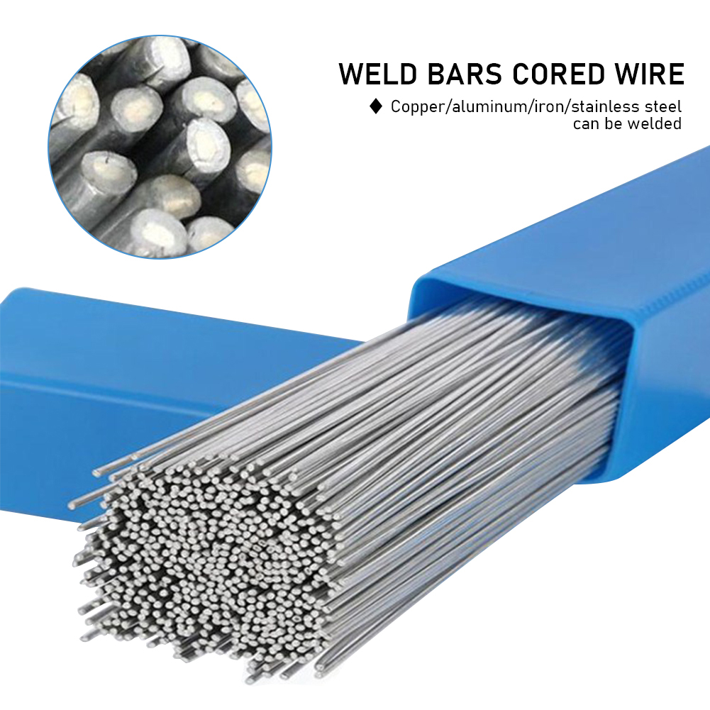 10Pcs Low Temperature Simple Welding Rods Easy Melt Aluminium Flux Cored Welding Electrodes Wire Solder For Aluminum