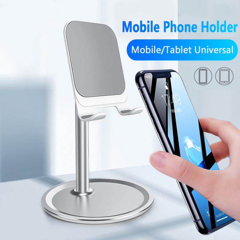 2 Color Desk Mobile Phone Holder Stand For IPhone IPad Xiaomi Adjustable Desktop Tablet Holder Universal Table Cell Phone Stand