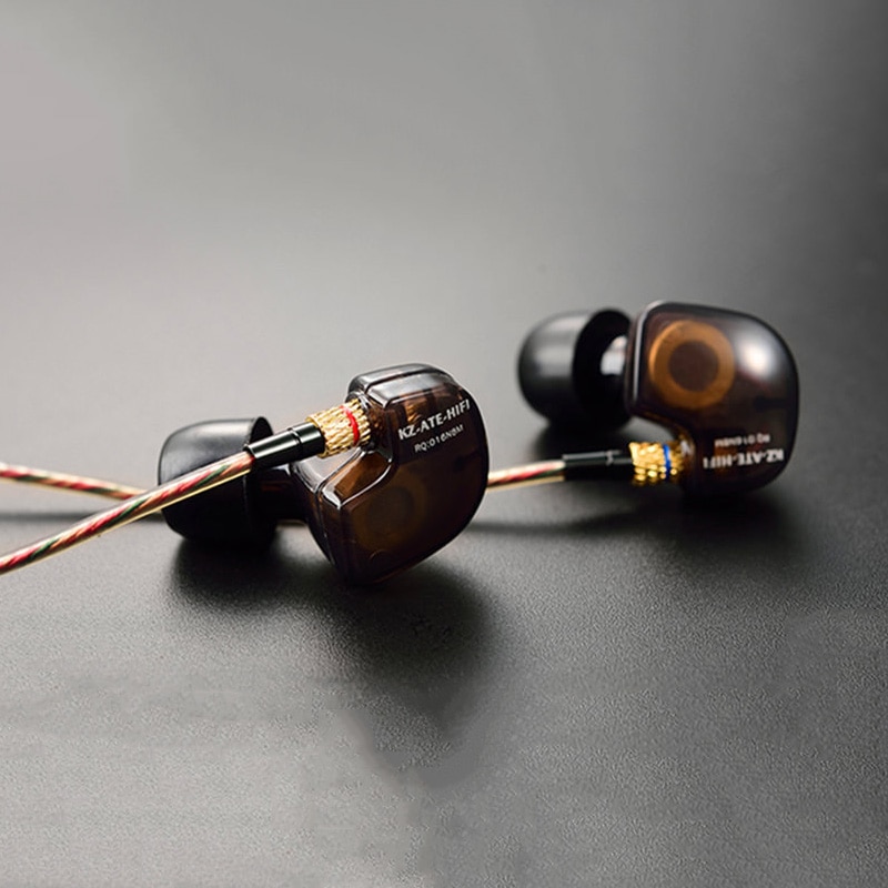 KZ ATES ATE ATR HD9 Stereo Sport Earphones with Mic for Phone Earphone DJ Earpieces Bass Headset Runing Earbuds HIFI Ear Phones