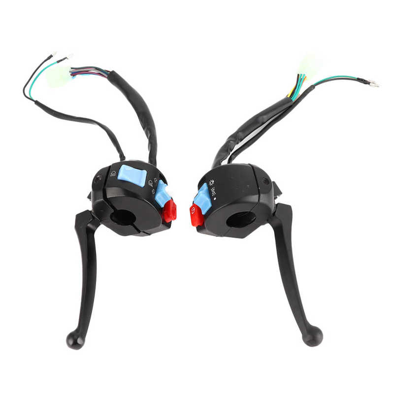 Auto Parts brake pads Pair Motorcycle Front Brake Assembly Caliper Master with Handlebar Switch Button Universal brake